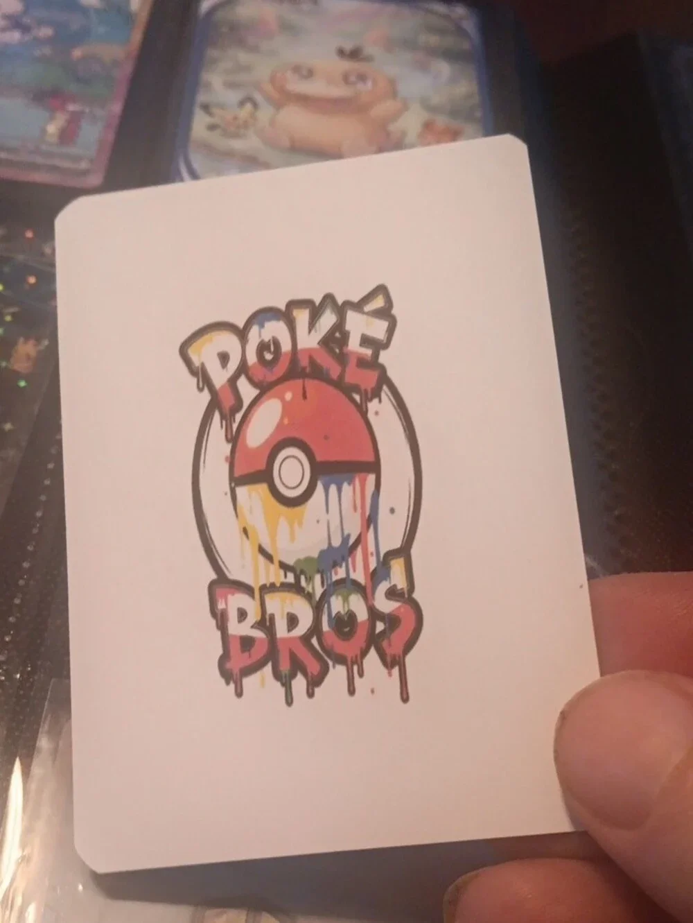 Oshawott EX Holo Pokemon Card - Blue and White
